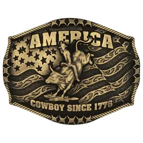 Montana Silversmiths Cowboy Since 1776 Attitude Buckle