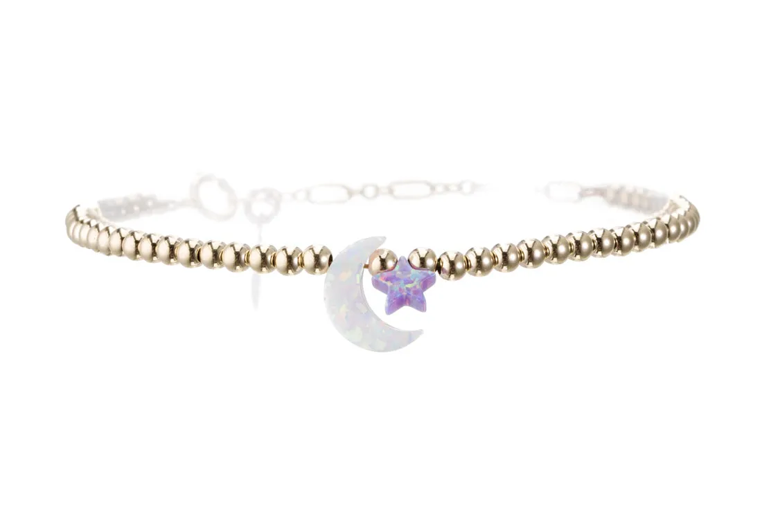 MOON   STAR OPAL BRACELET