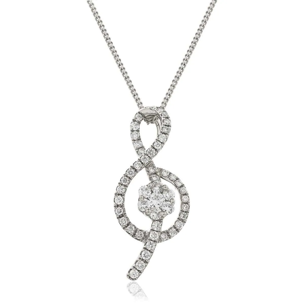 Musical Note Cluster Pendant