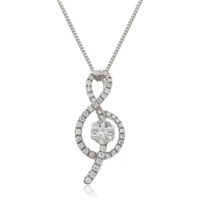 Musical Note Cluster Pendant