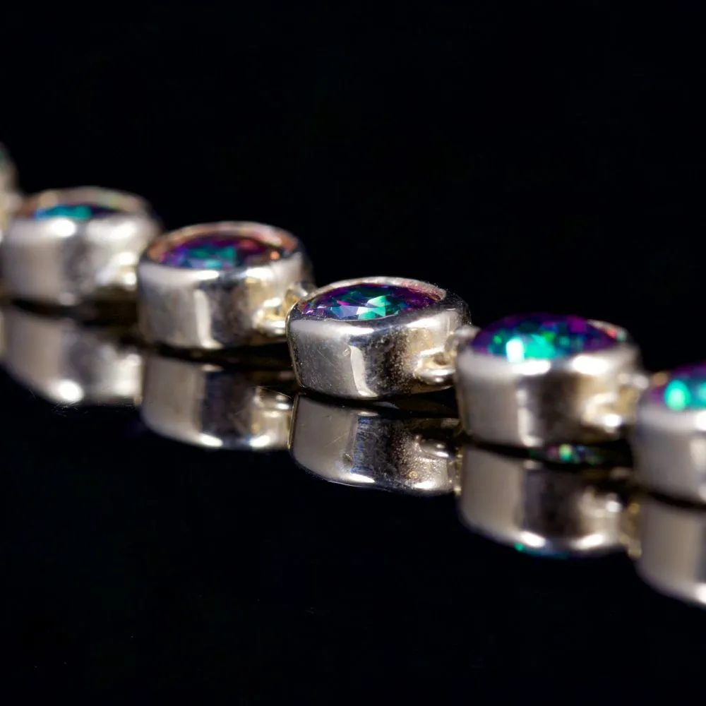 Mystic Topaz Bracelet 9Ct Gold Bracelet