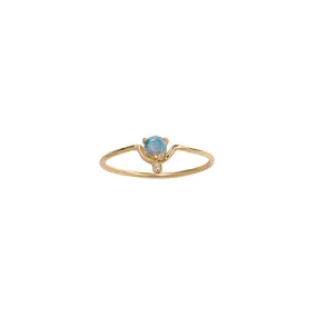 Nestled Opal and Diamond Ring