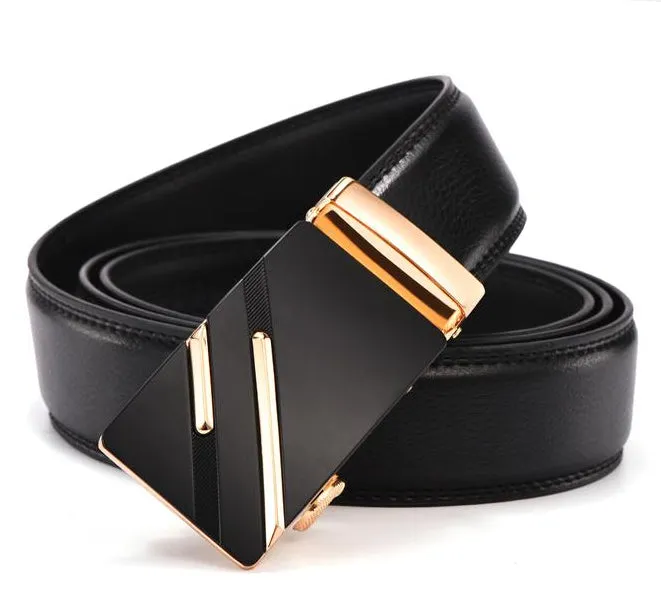 New Designer Automatic Cowhide Genuine Leather Belt