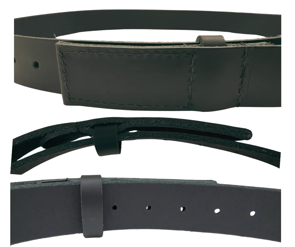 No Buckle! No Scratch! Leather Belt