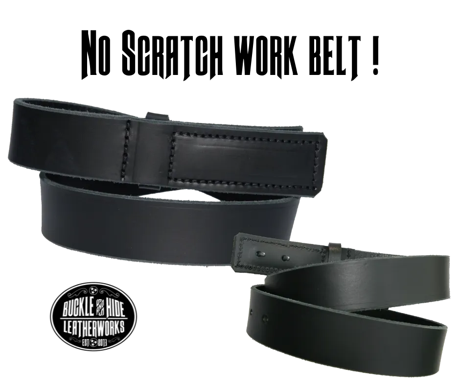 No Buckle! No Scratch! Leather Belt