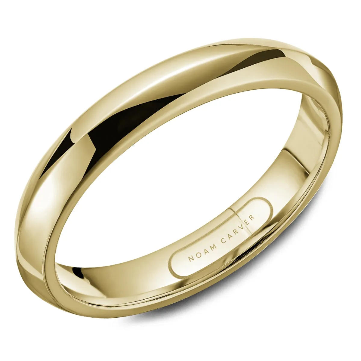 Noam Carver Classic Wedding Ring in 14K Yellow Gold