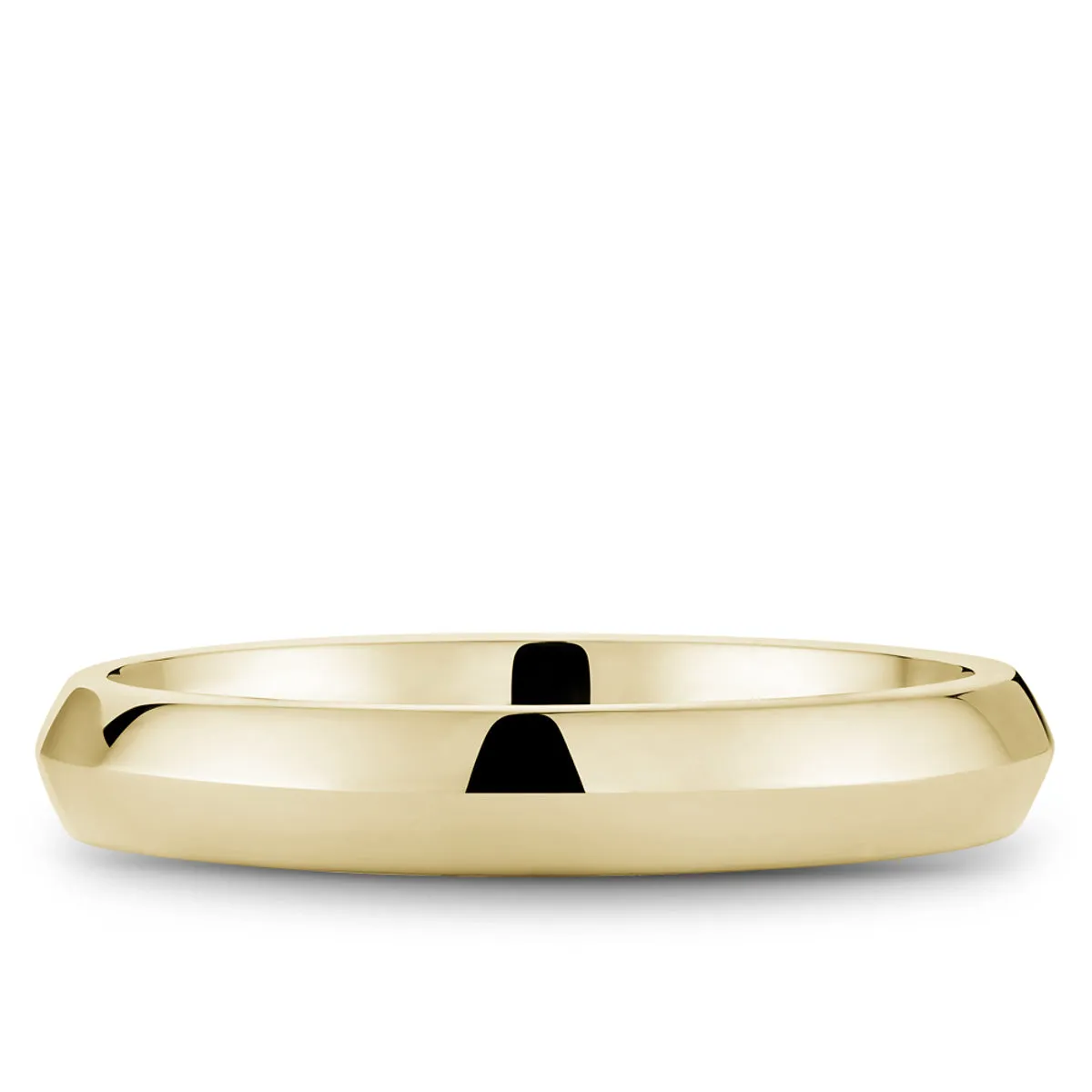 Noam Carver Classic Wedding Ring in 14K Yellow Gold