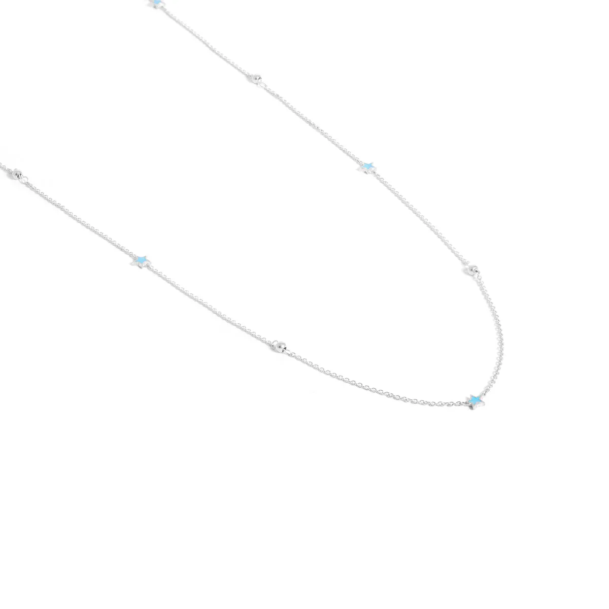 Orb and Star Chain Necklace