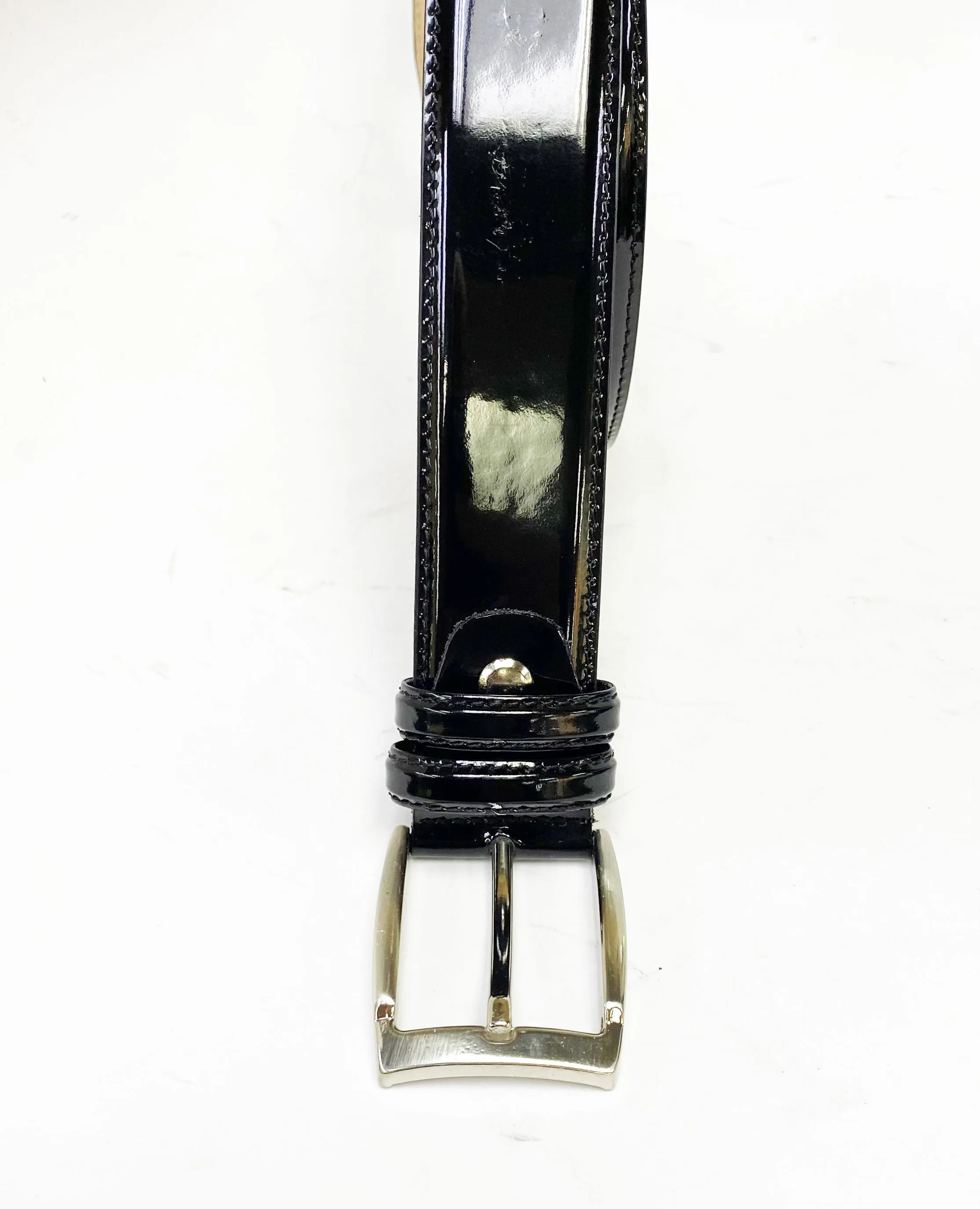 Patent Leather Belt Black