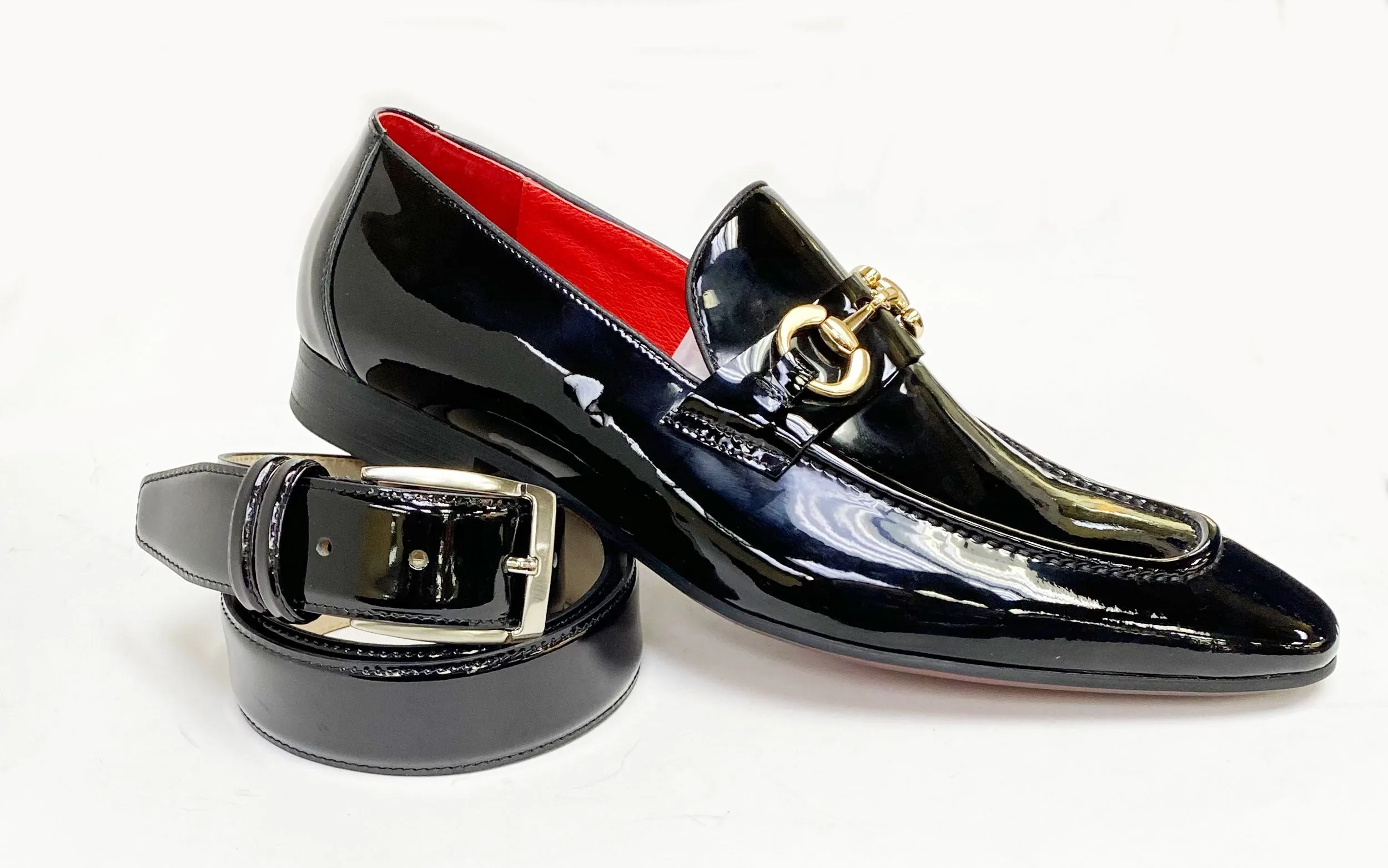 Patent Leather Belt Black