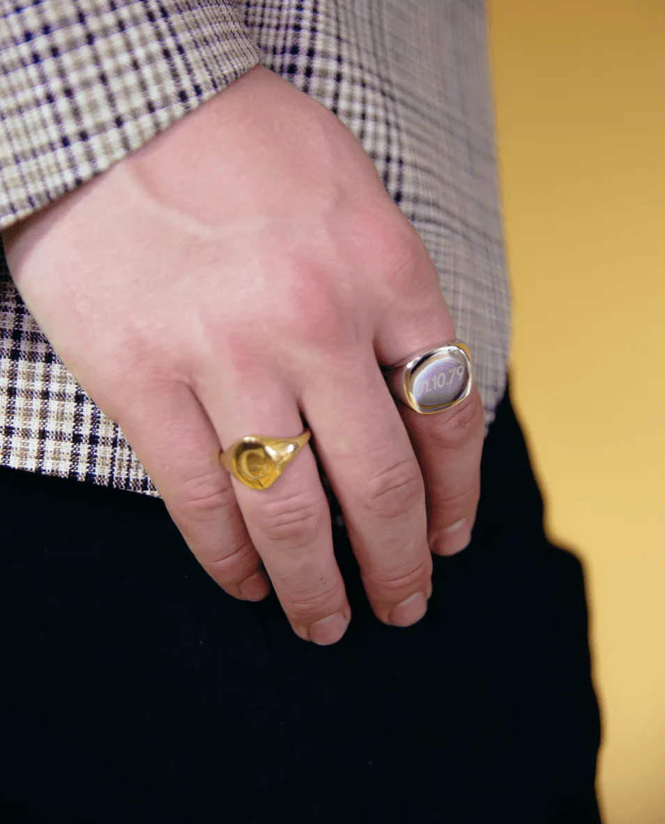 Personalised Engraved Signet Ring