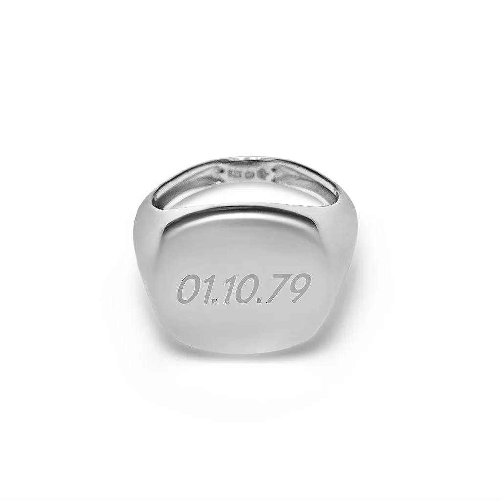 Personalised Engraved Signet Ring