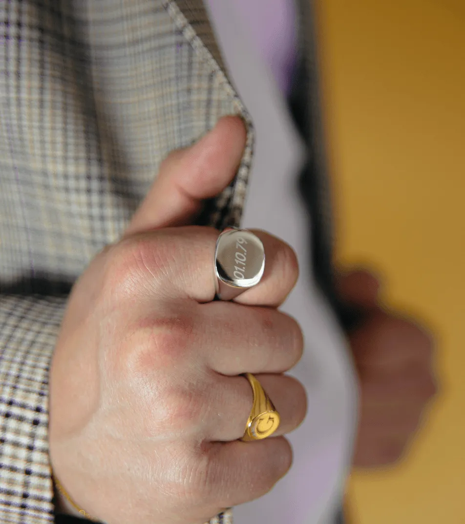 Personalised Engraved Signet Ring