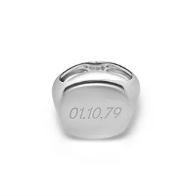 Personalised Engraved Signet Ring