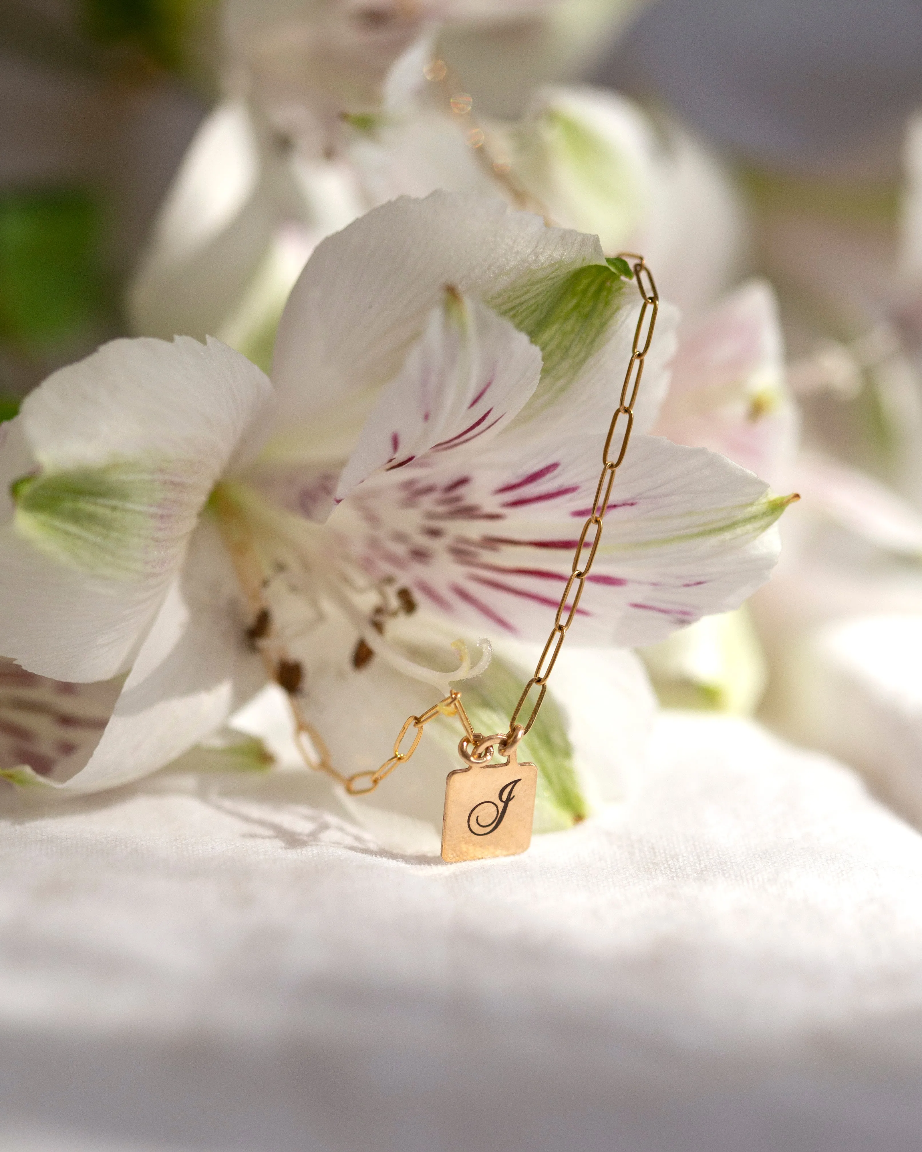 Personalized Square Tag Necklace