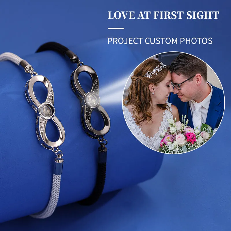 Photo Projection Infinity Bracelet