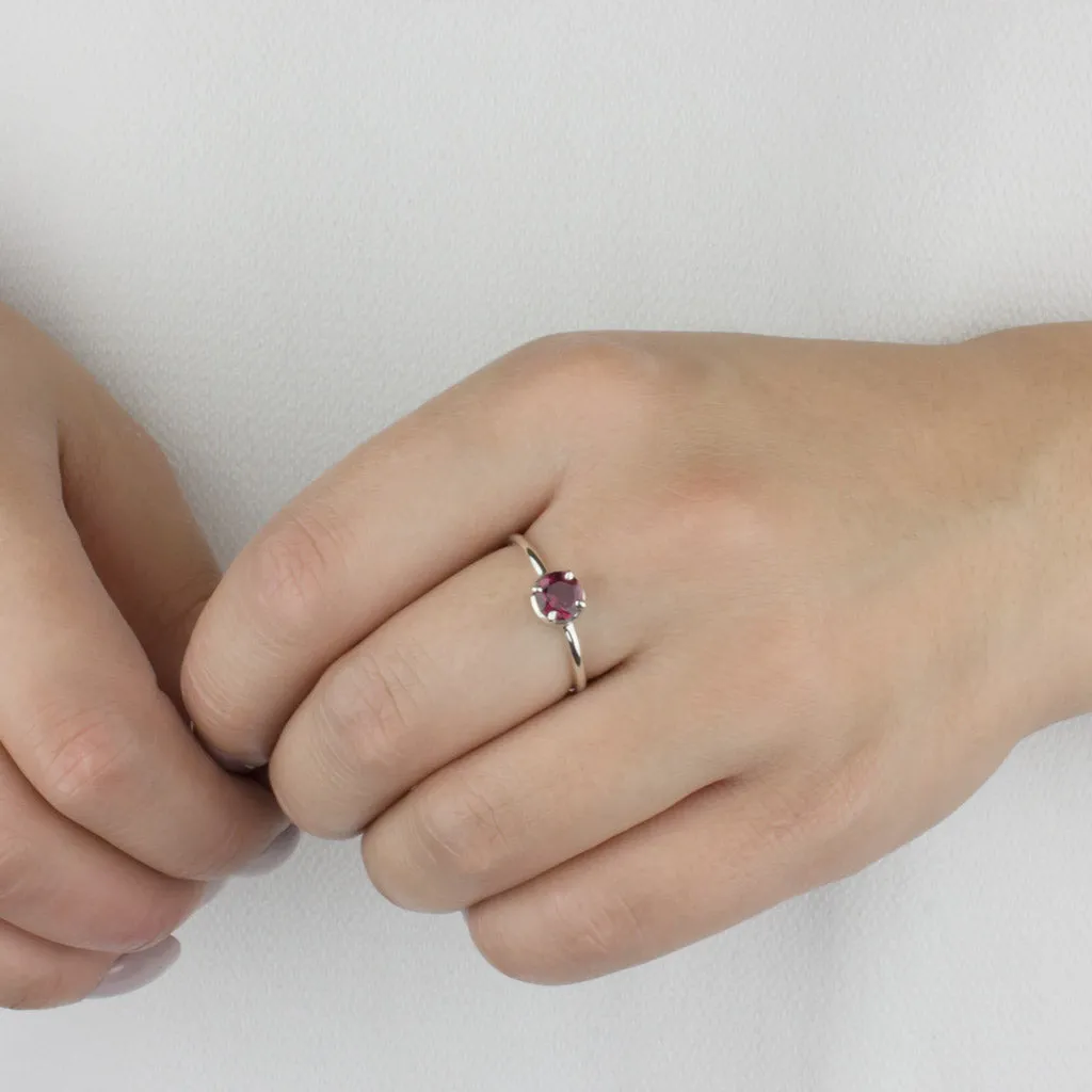 Pink Tourmaline Ring