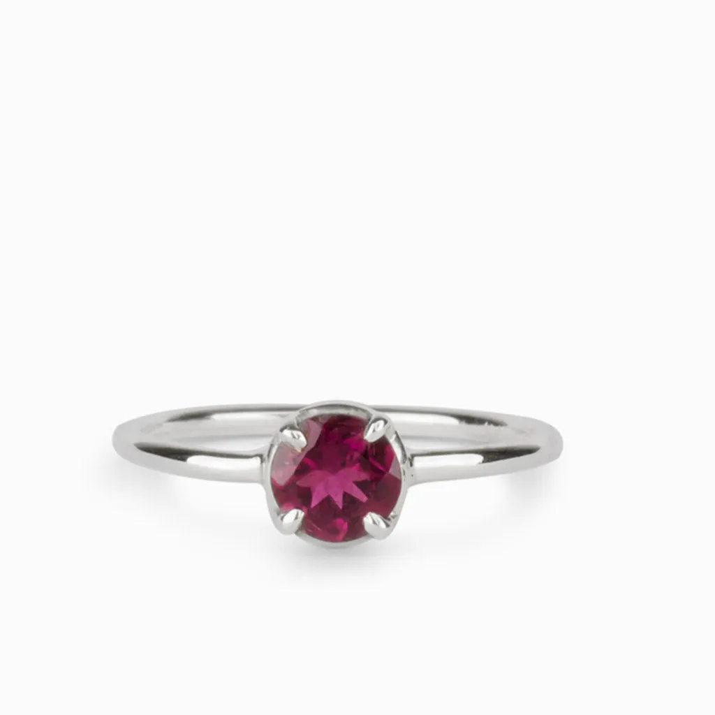 Pink Tourmaline Ring