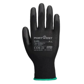 Portwest Black PU Palm Glove Size XL - BA183-XL