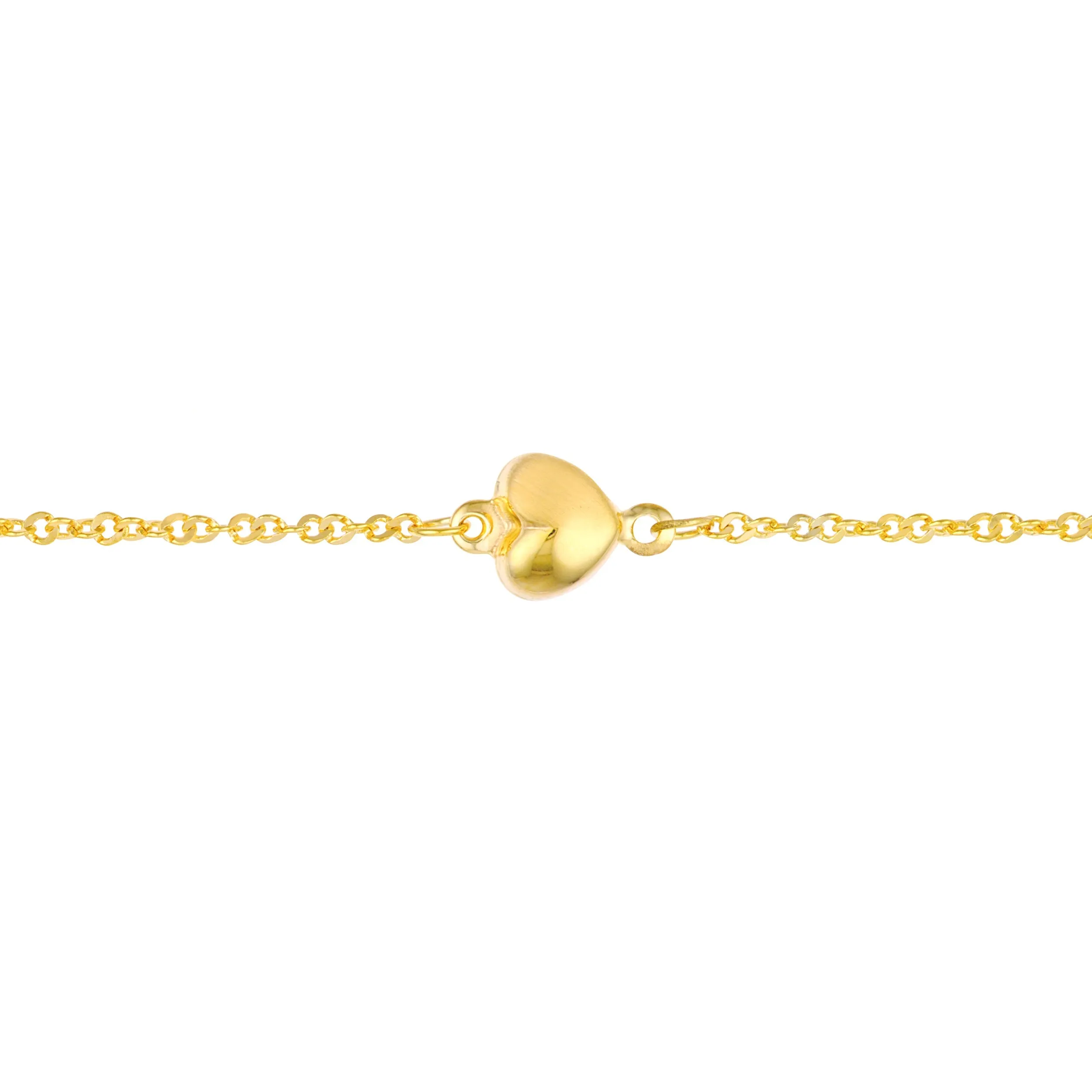 Puffy Heart Station Trio Bracelet