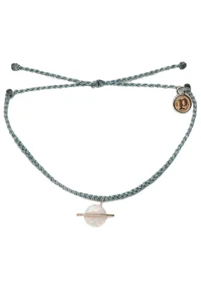 Pura Vida Opal Saturn Charm in Smokey Blue