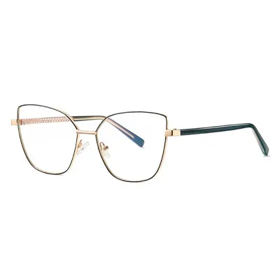 Ralferty Women's Eyeglasses Anti Blue Alloy 3002