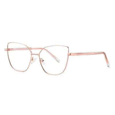 Ralferty Women's Eyeglasses Anti Blue Alloy 3002