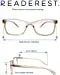 Readerest Blue Light Blocking Reading Glasses (Peach, 0.50 Magnification) Computer