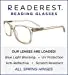 Readerest Blue Light Blocking Reading Glasses (Peach, 0.50 Magnification) Computer