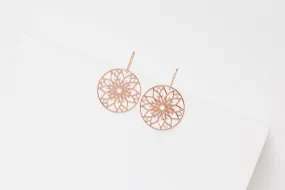 REIMS Earrings | floral stainless steel earrings