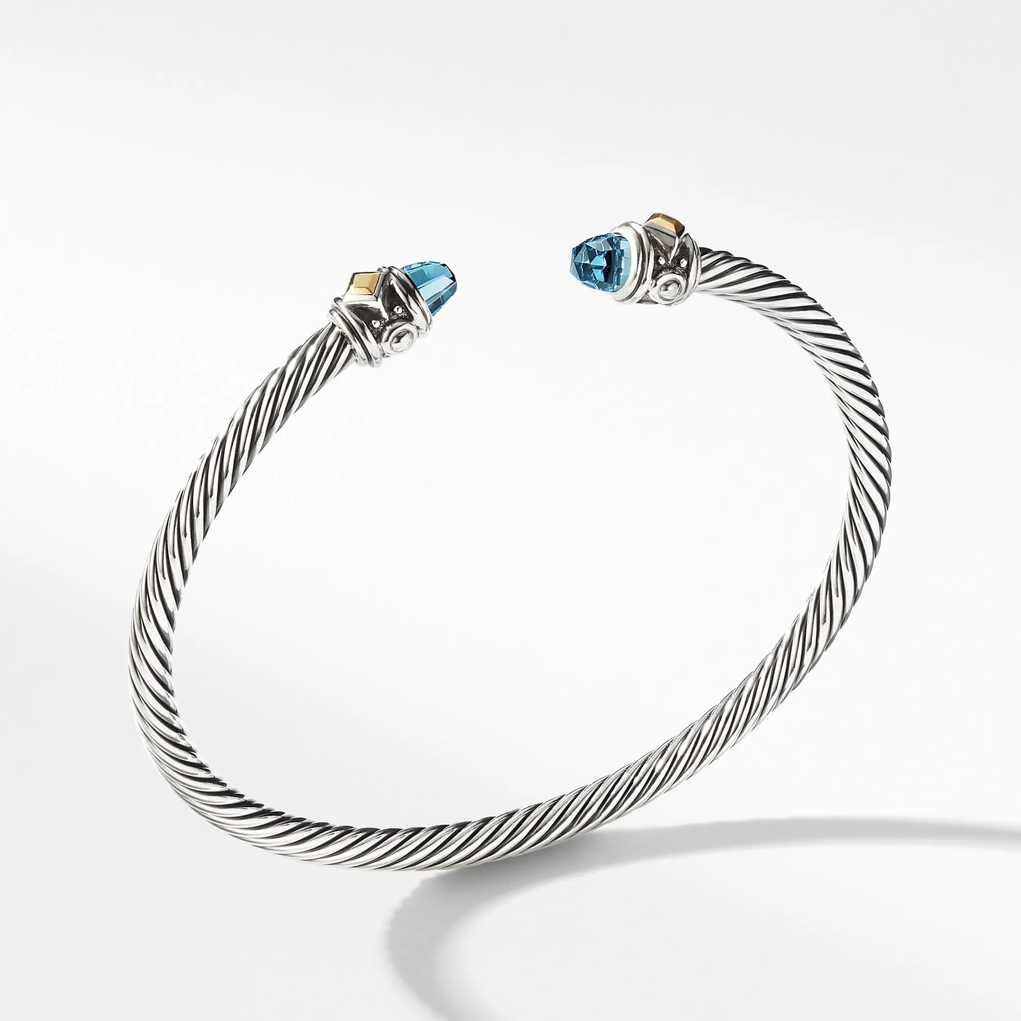 Renaissance Bracelet with Blue Topaz and 18K Gold