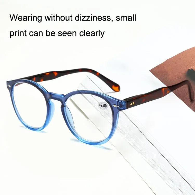 Retro Flexible Durable Portability HD Presbyopic Glasses  200(Beanflower)