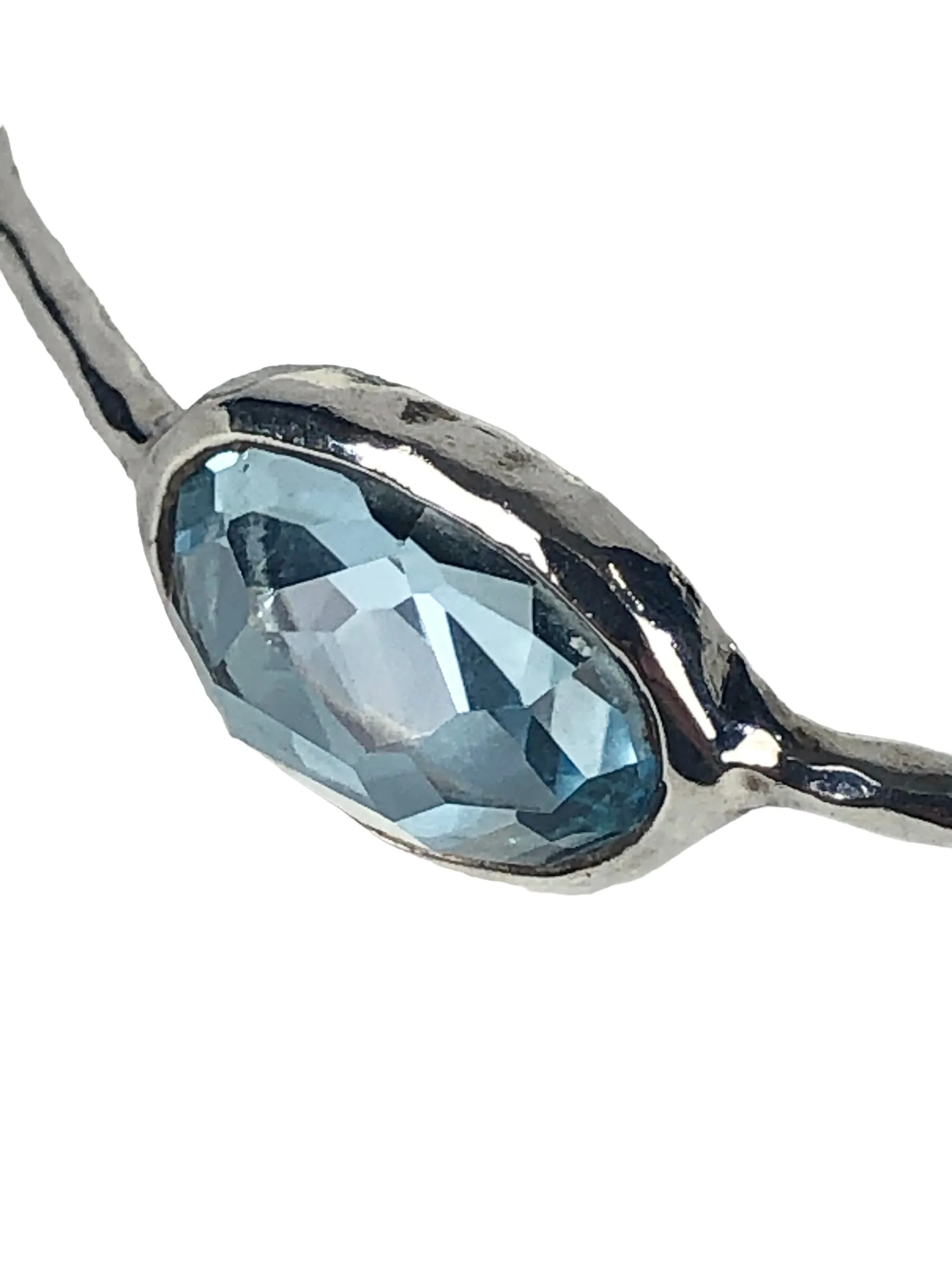 Rock Candy 8-Stone Bangle Bracelet | Size (2) 7.75 Inches
