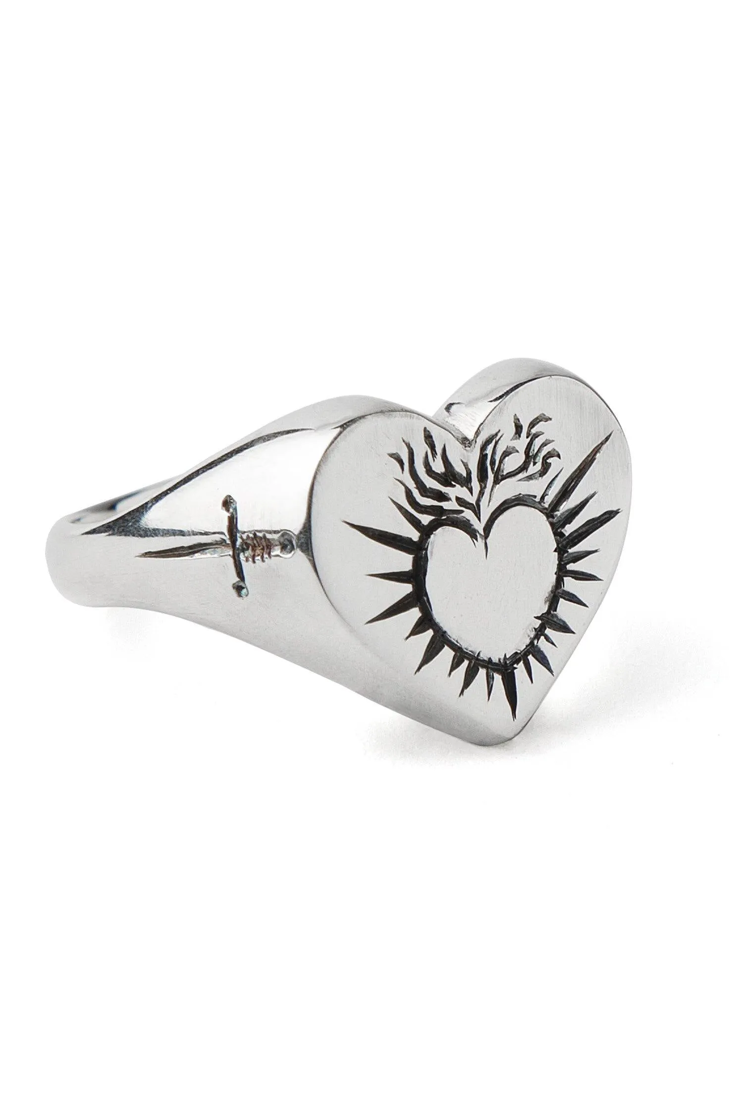 Sacred Heart Signet Ring