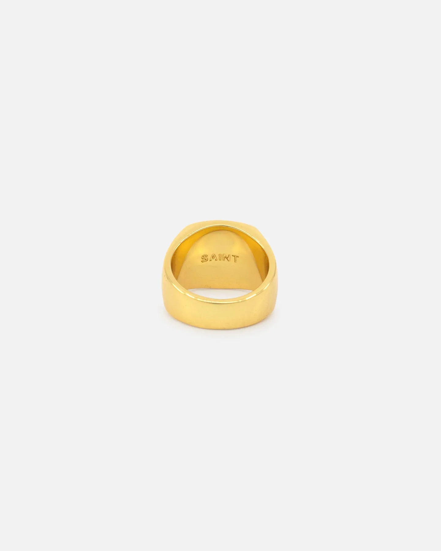 Saint Morta Orlando Signet Ring Gold