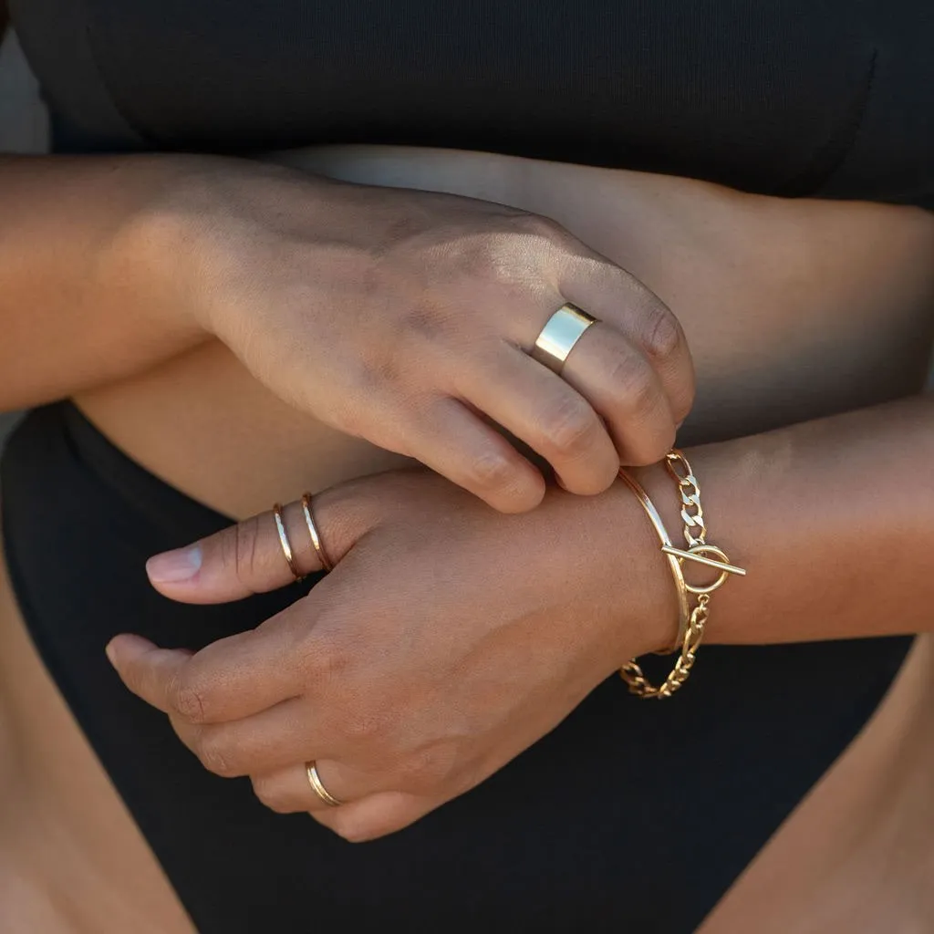 Sale - Gold Double Cuff Ring - Kau'i