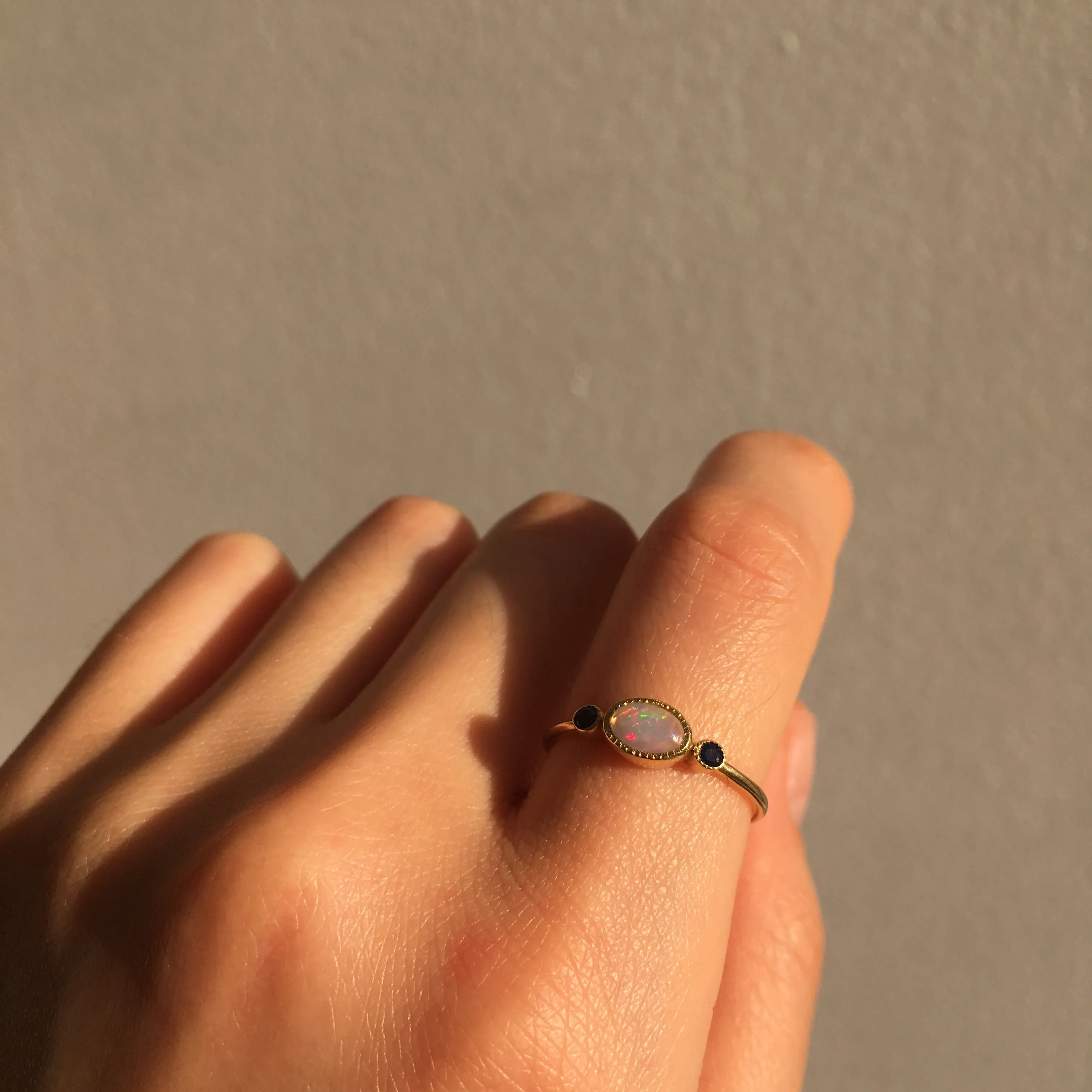 Sapphire Opal Reese Ring (ready to ship option)*