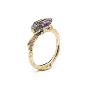 Scarab Ring Pink