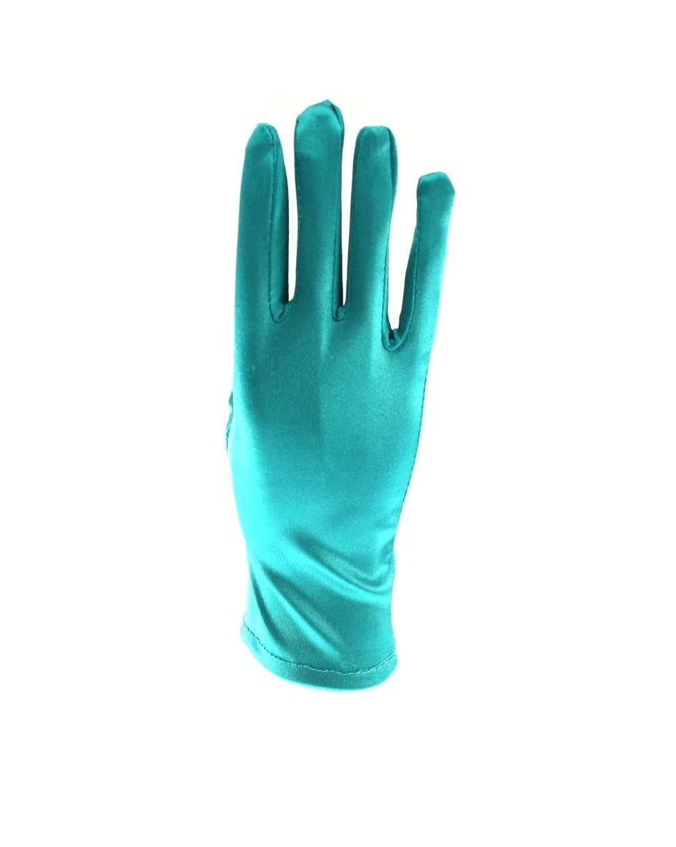 Short Satin Gloves