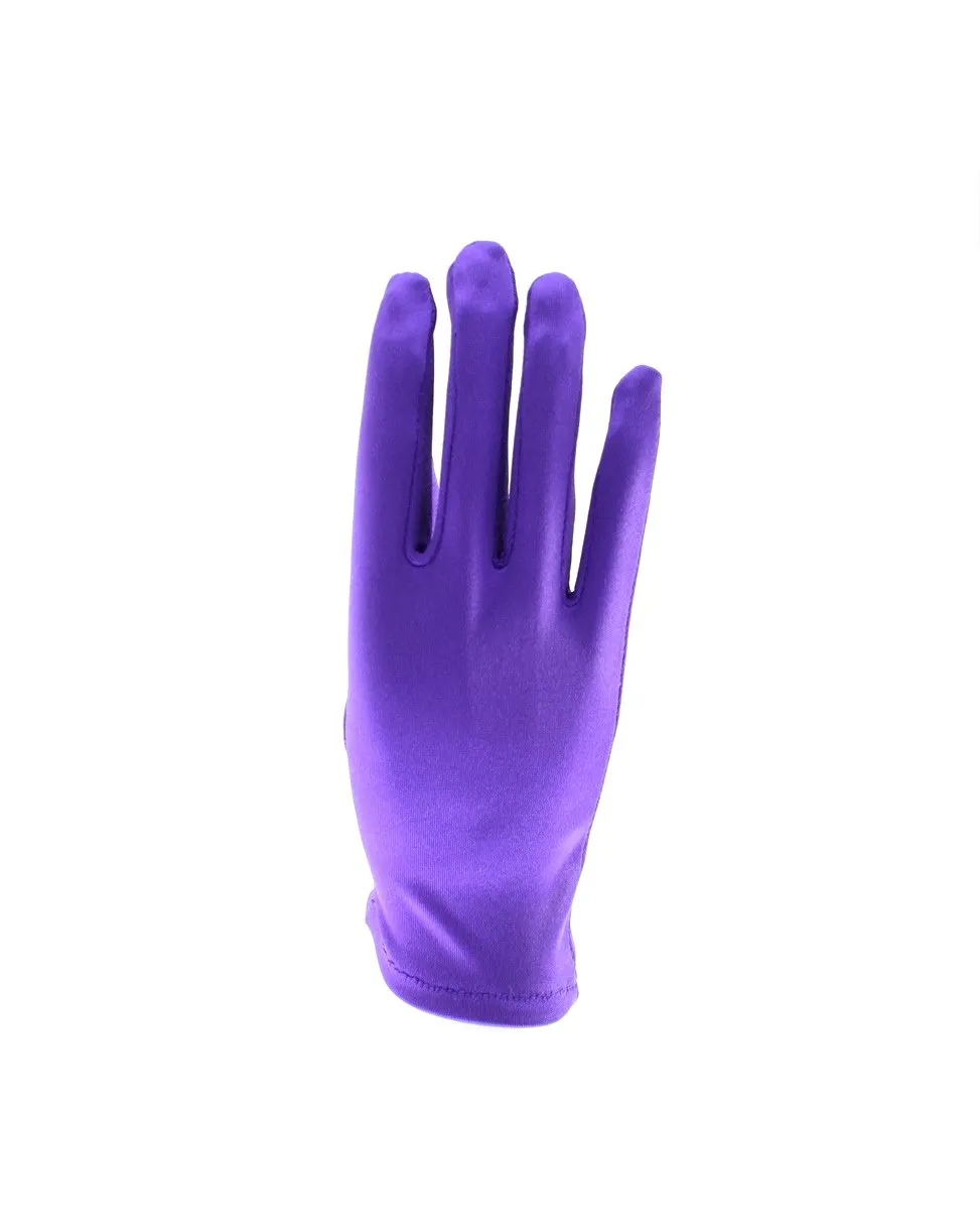 Short Satin Gloves