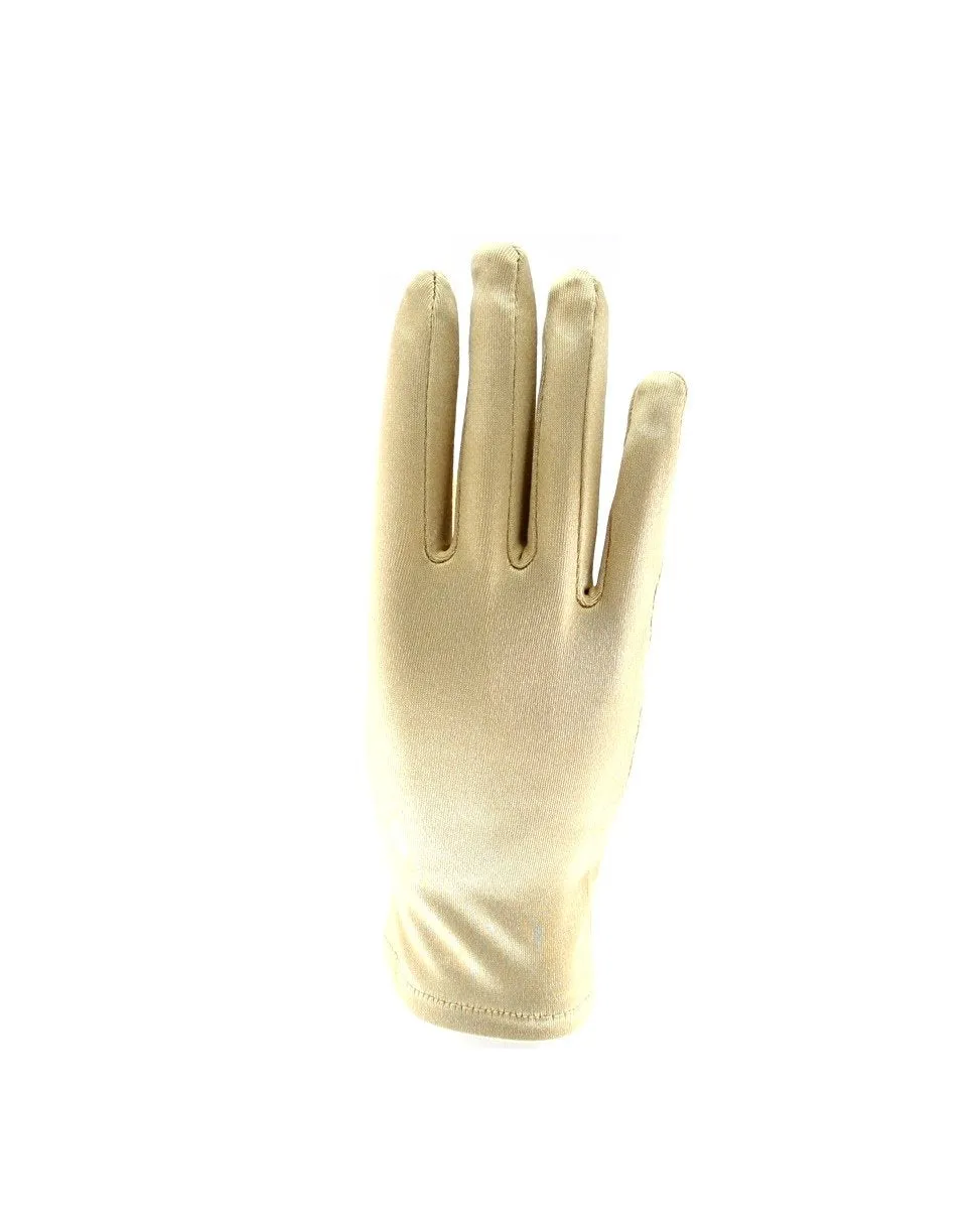 Short Satin Gloves