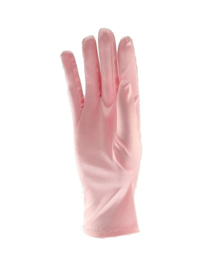 Short Satin Gloves