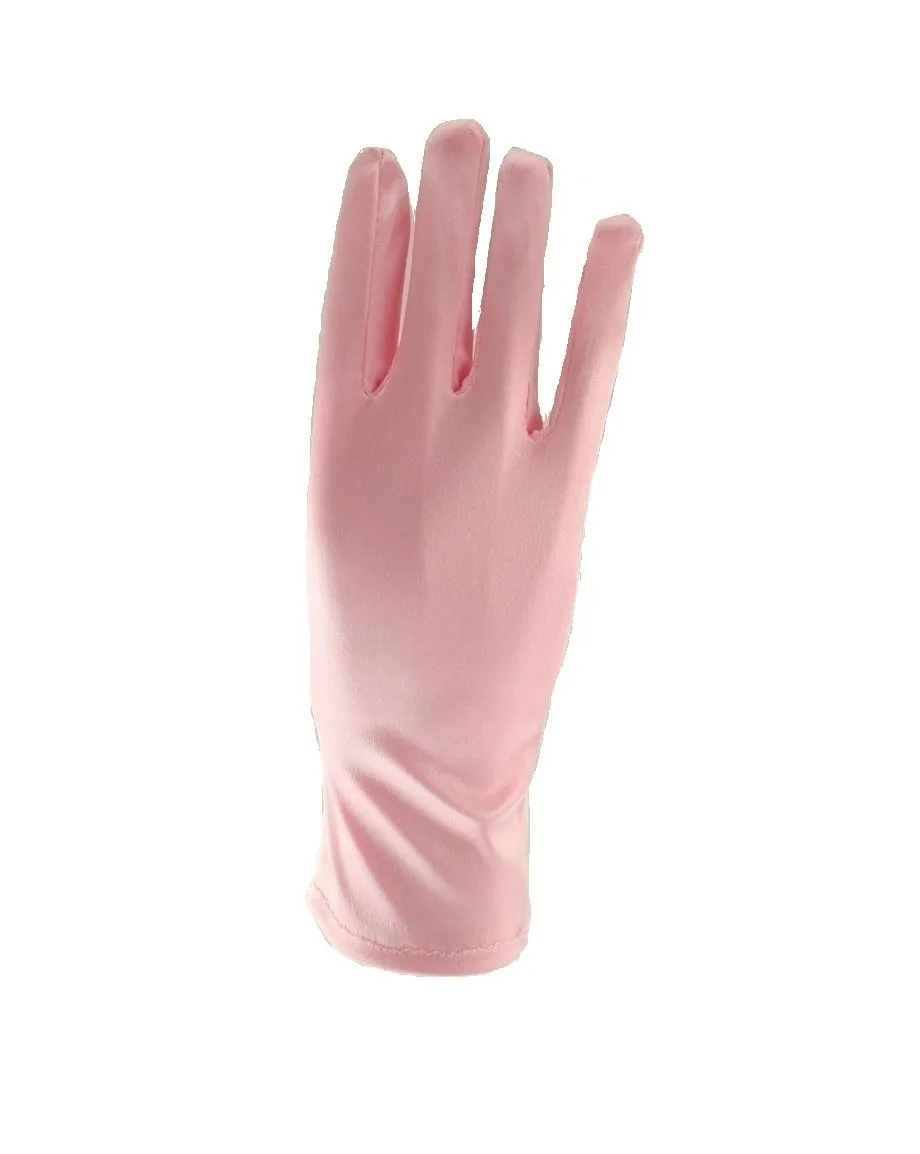 Short Satin Gloves