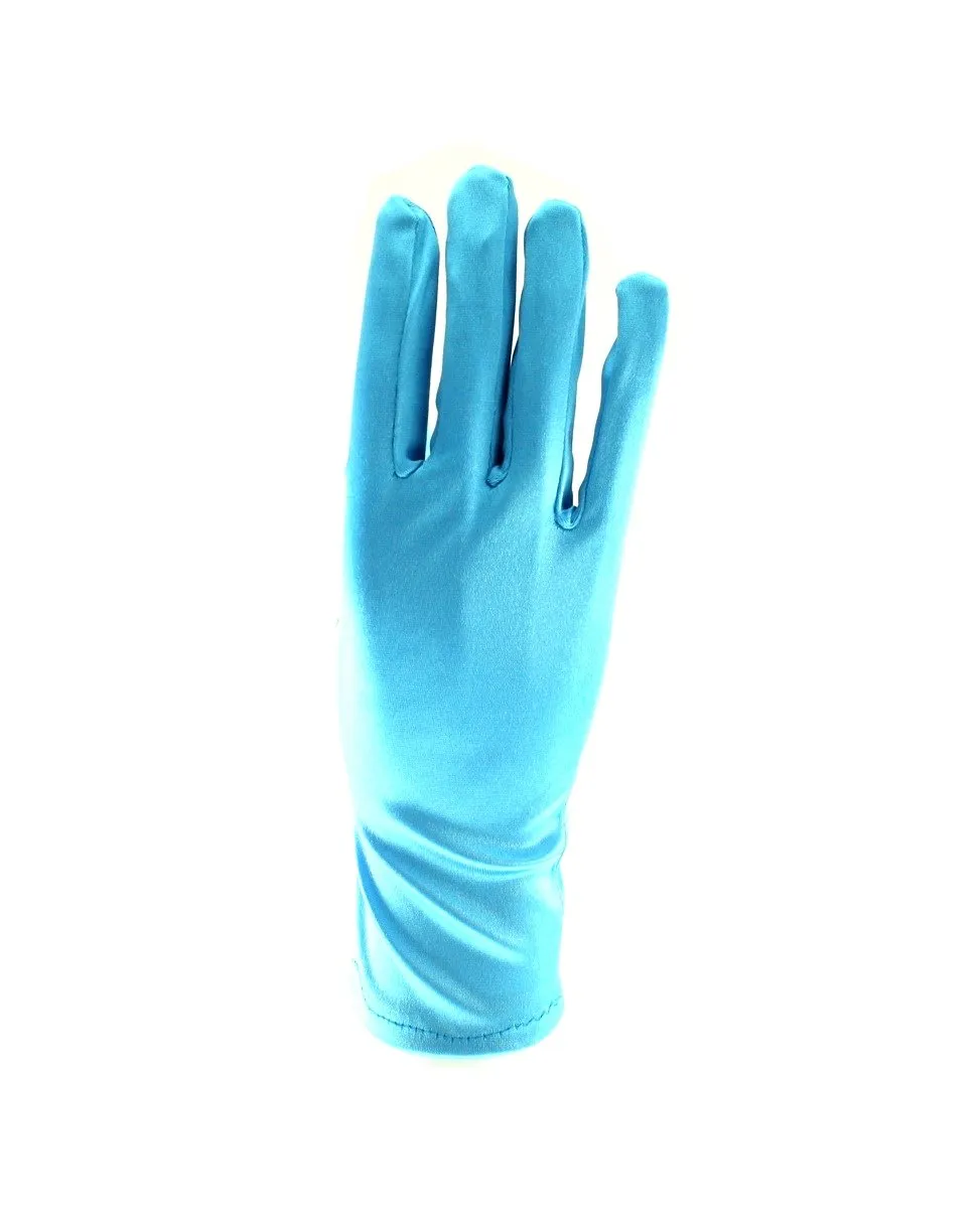 Short Satin Gloves