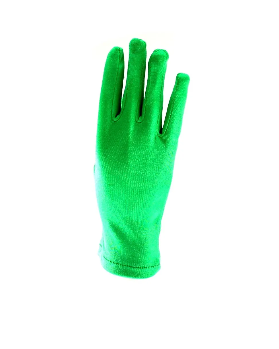 Short Satin Gloves