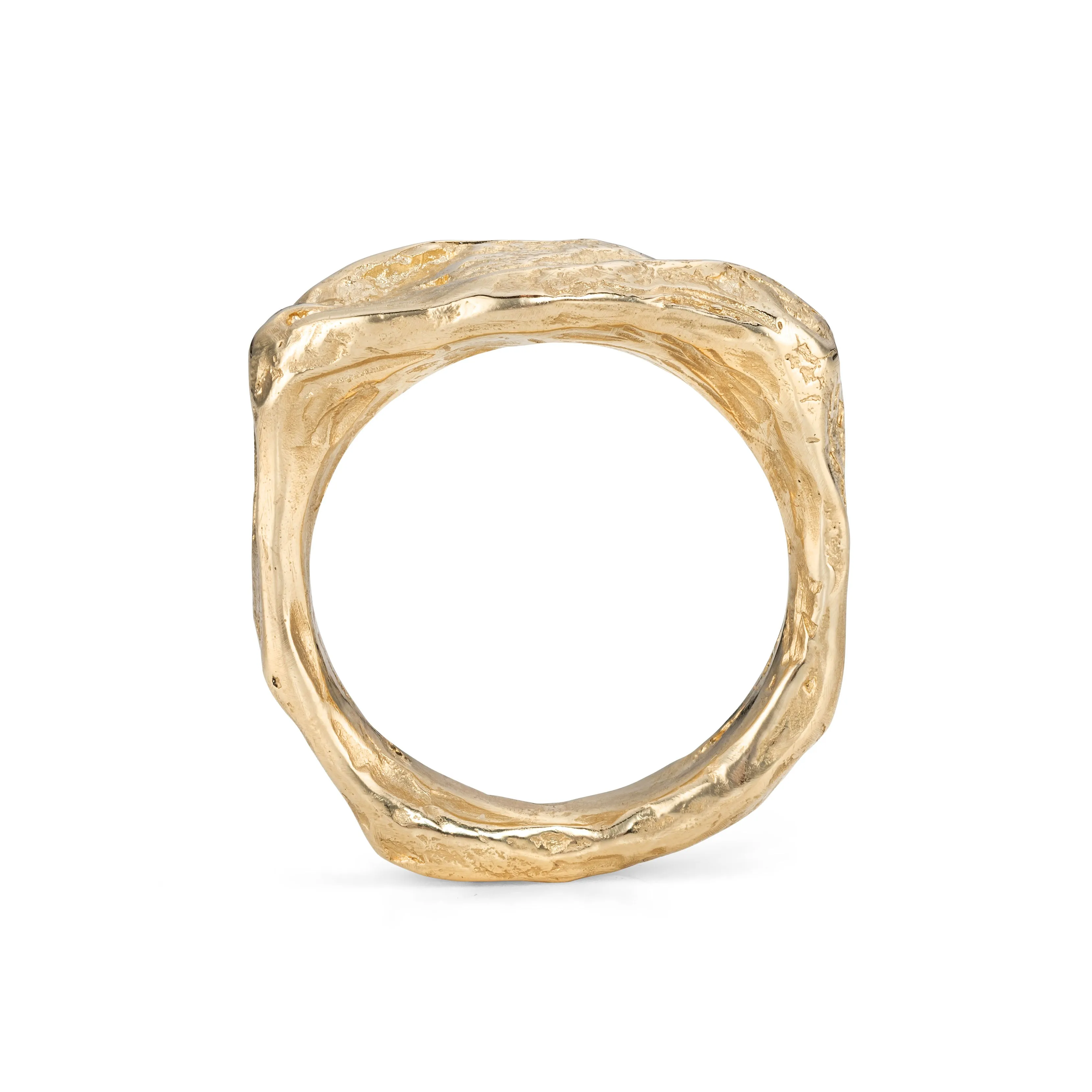 Signet Rock Ring 9ct gold