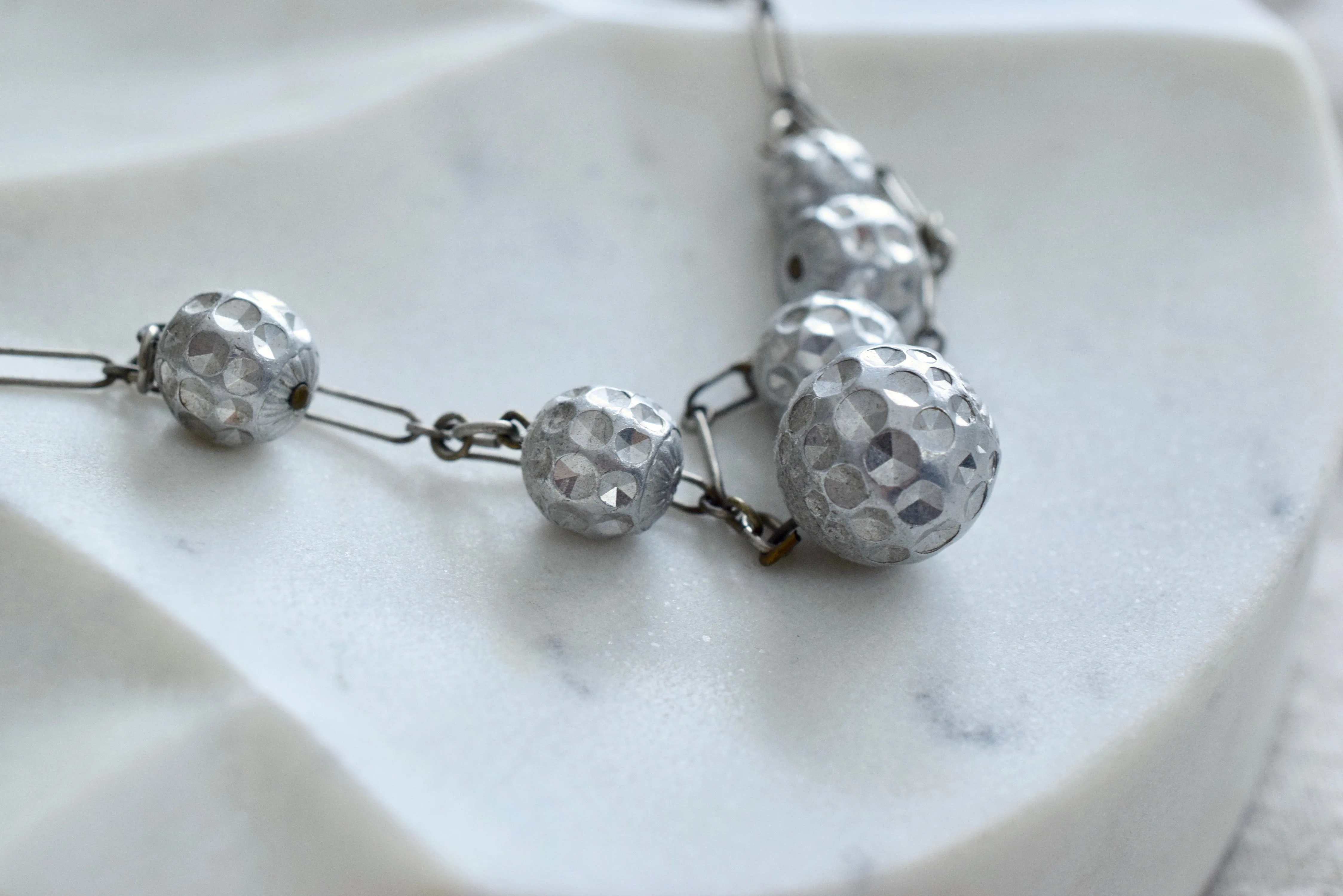 Silver Bells 1930s Necklace