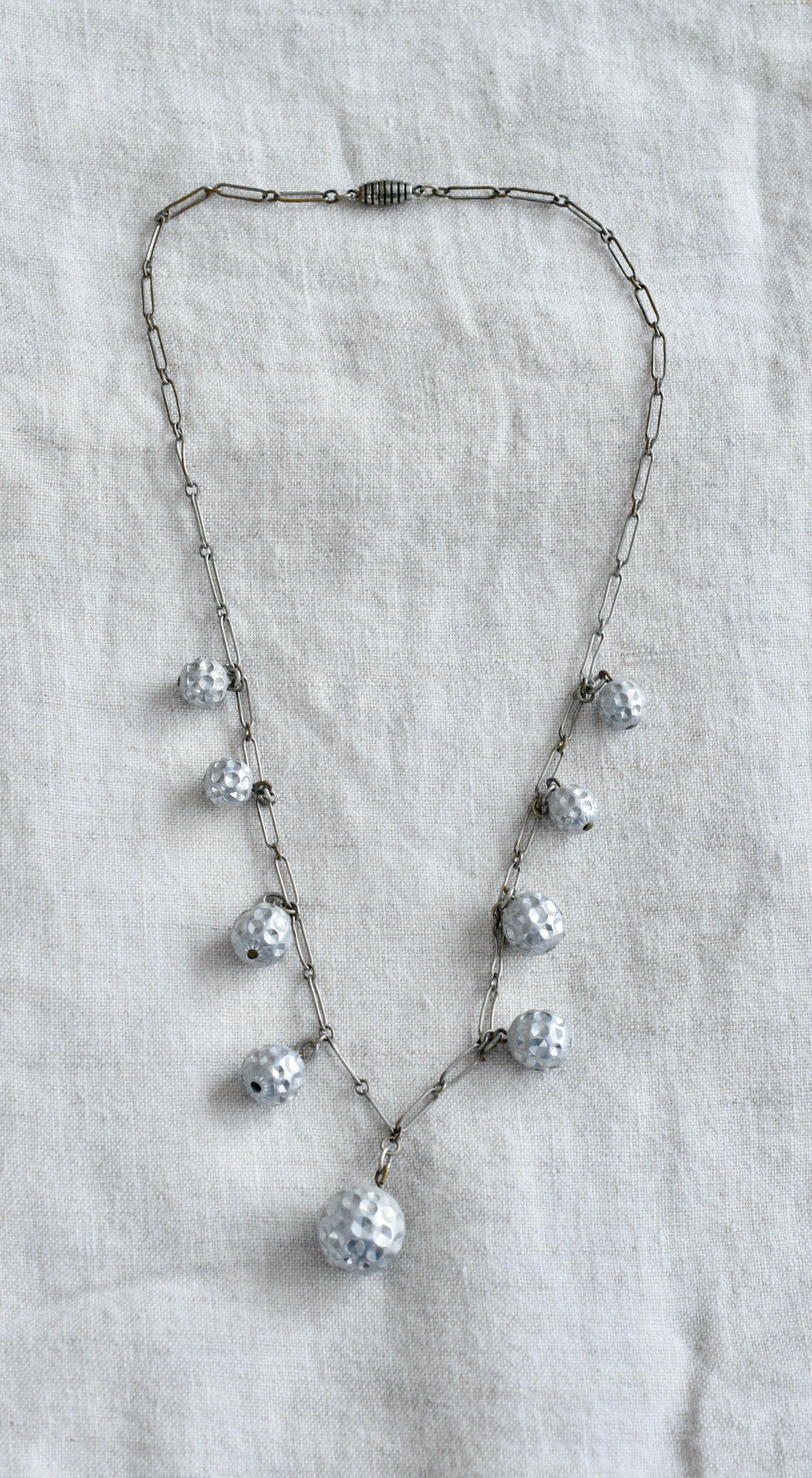 Silver Bells 1930s Necklace