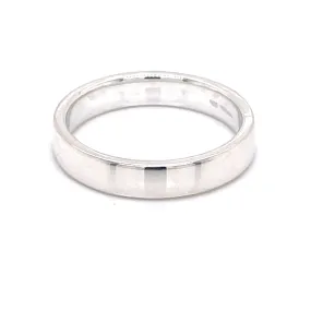 Silver Wedding Band 4MM