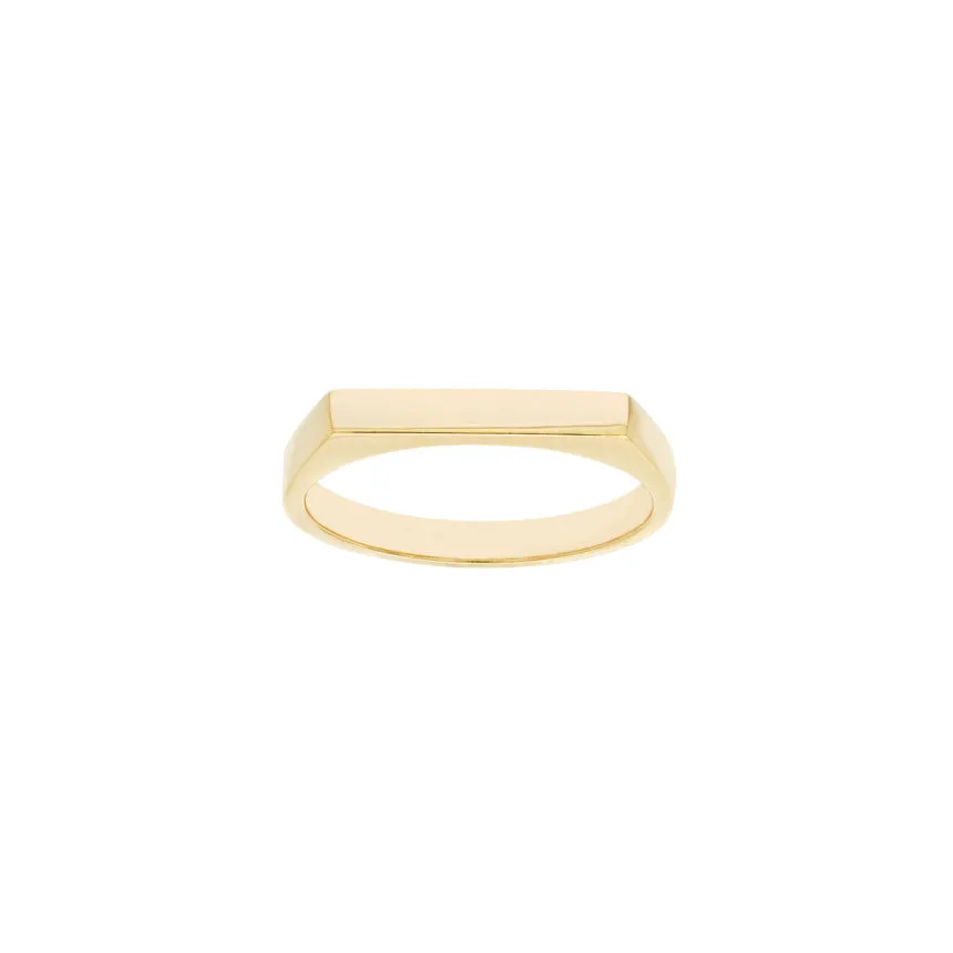 Skinny Signet Ring